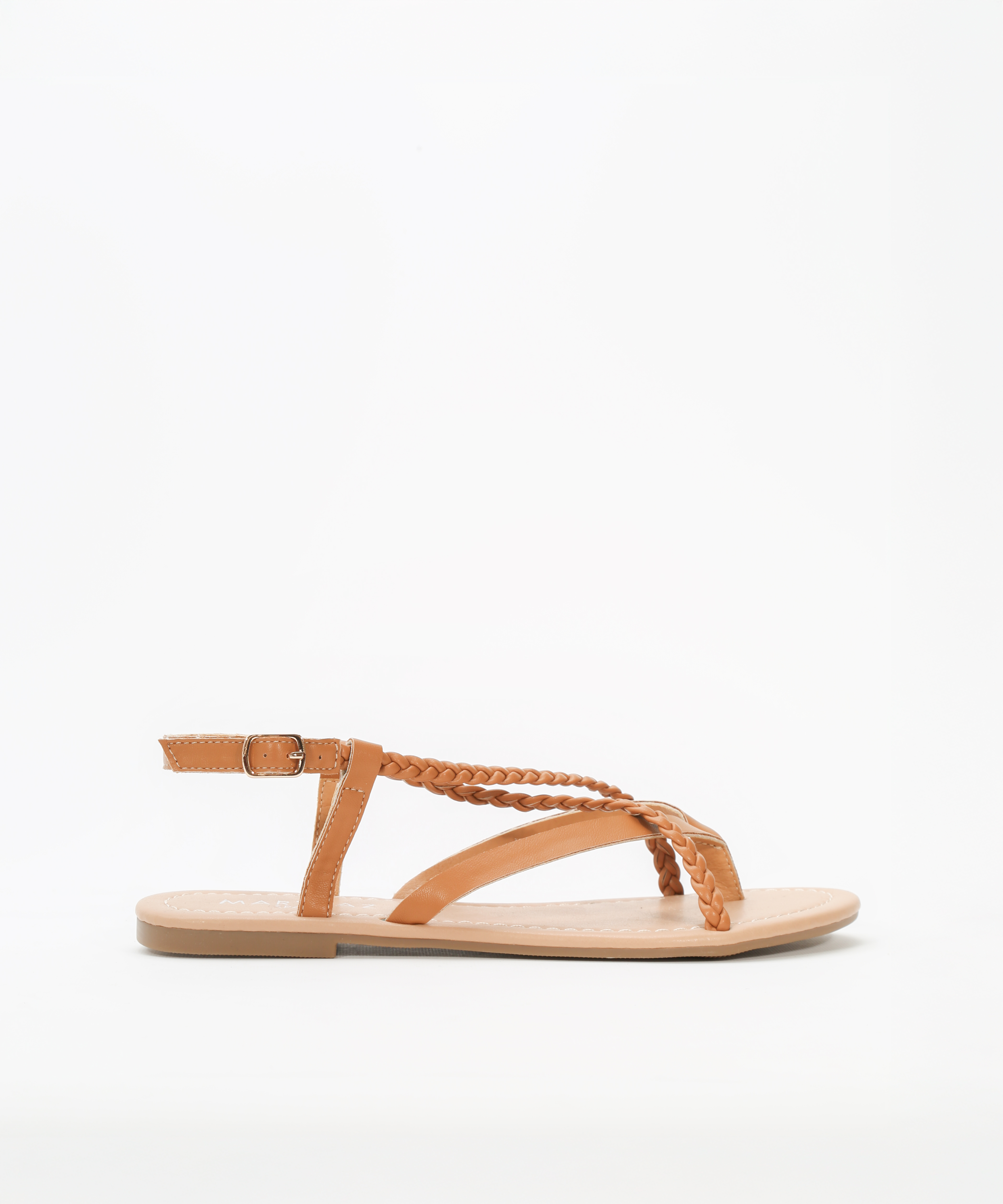 Sandalias planas trenzadas image number null